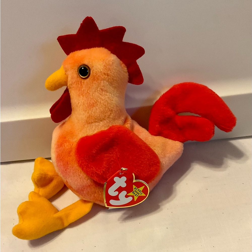 Ty “Doodle” Rooster beanie baby 🐓